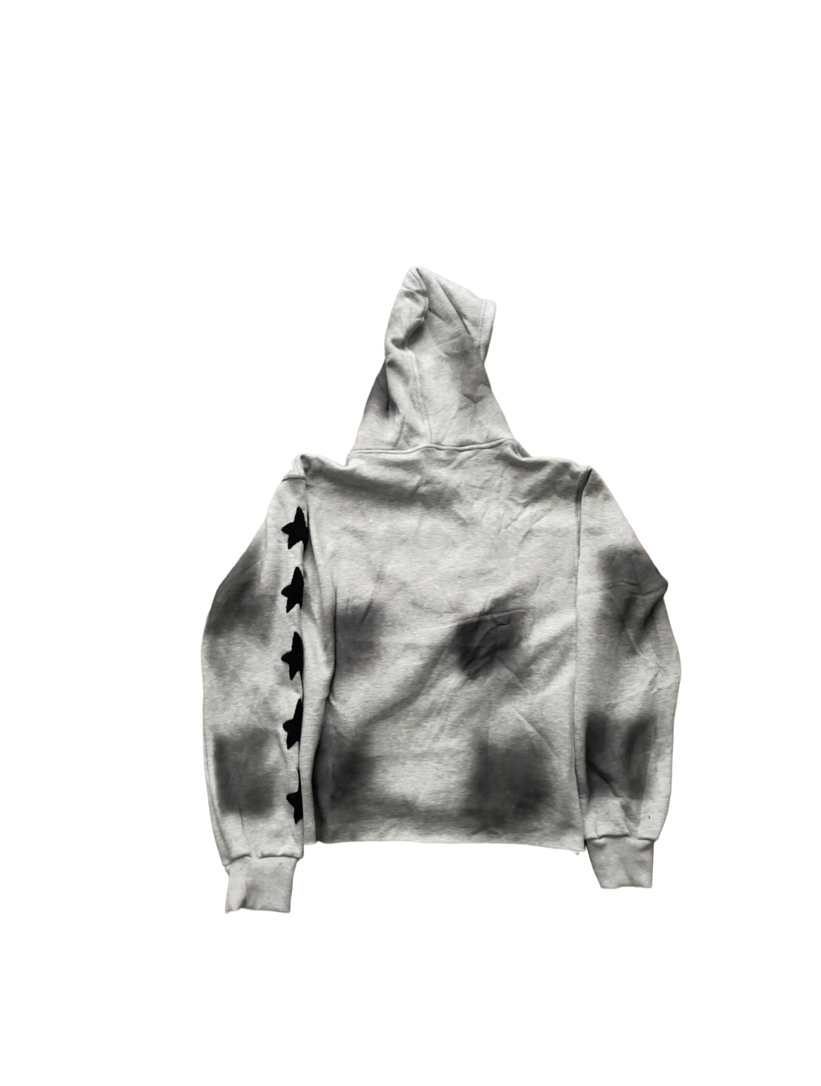 Acentrix Grey and black zip up hoodie