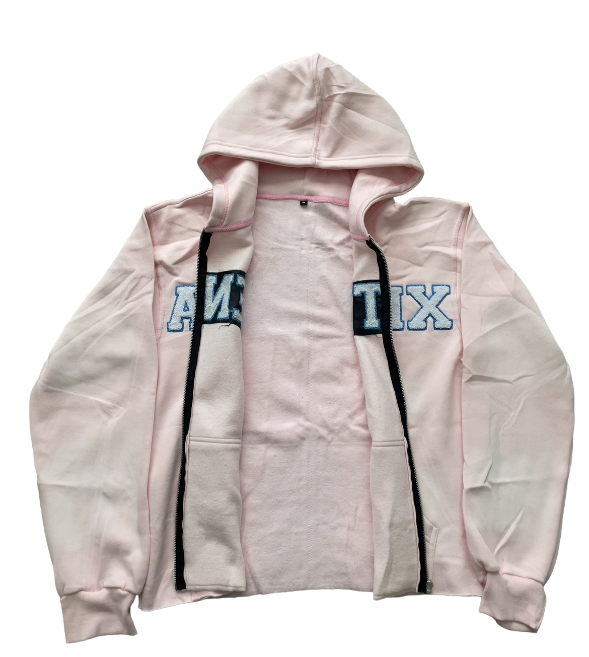 Acentrix Pink Zip up hoodie