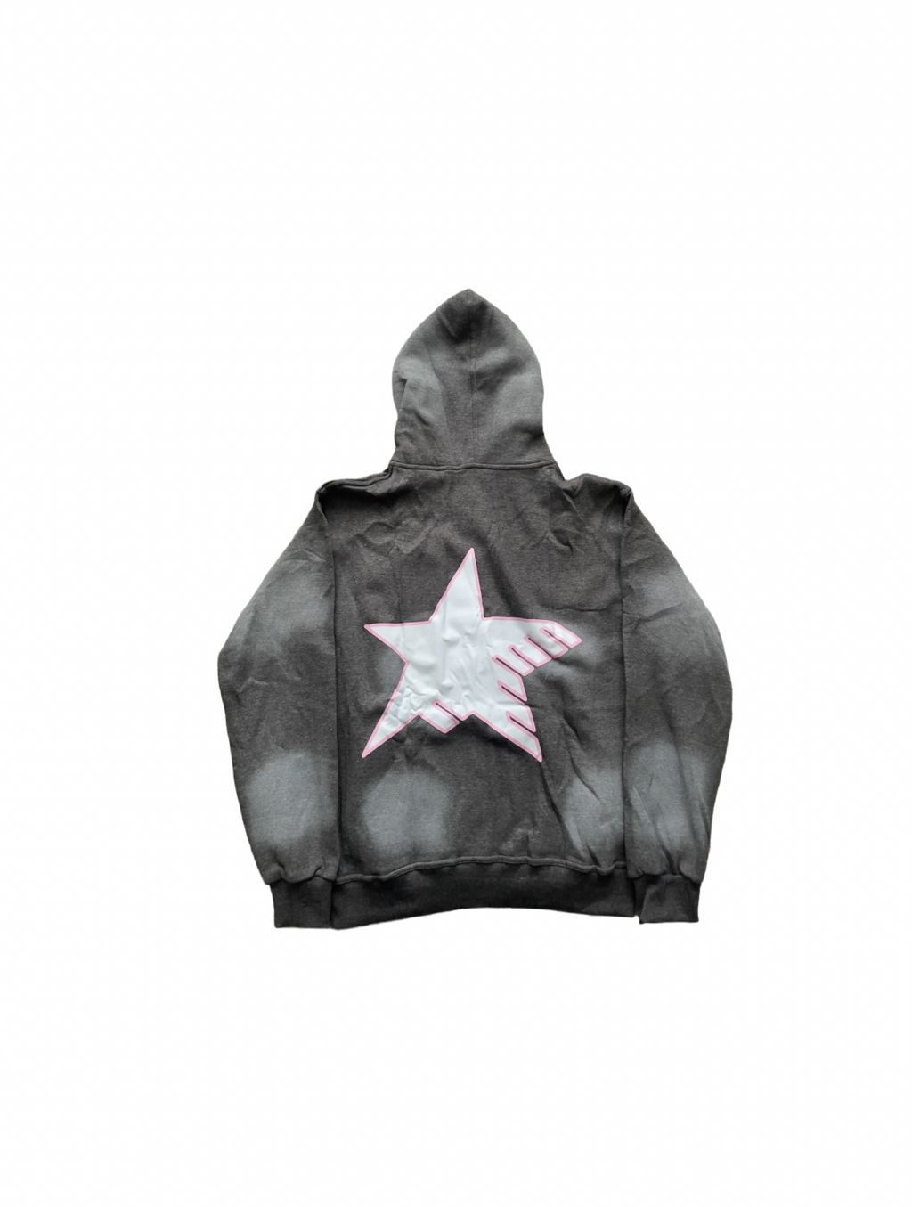 Acentrix Grey and Pink zip up hoodie