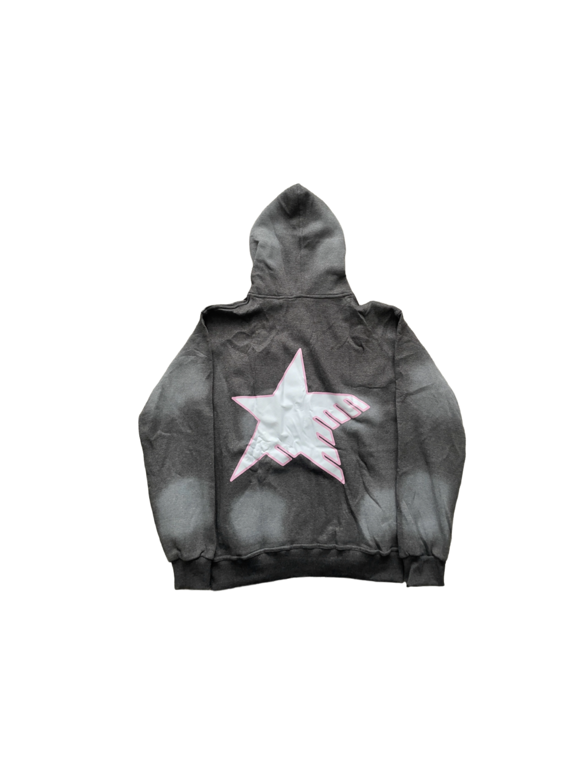 Acentrix Grey and Pink zip up hoodie