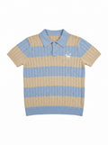 Baby Blue knit polo