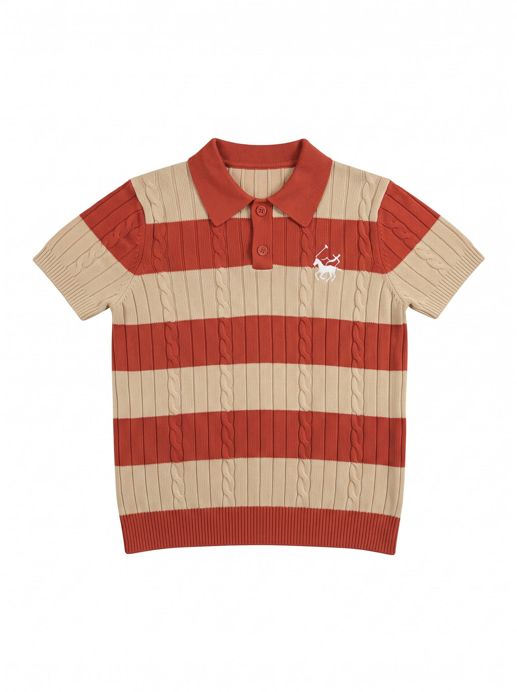 Rust Knit polo
