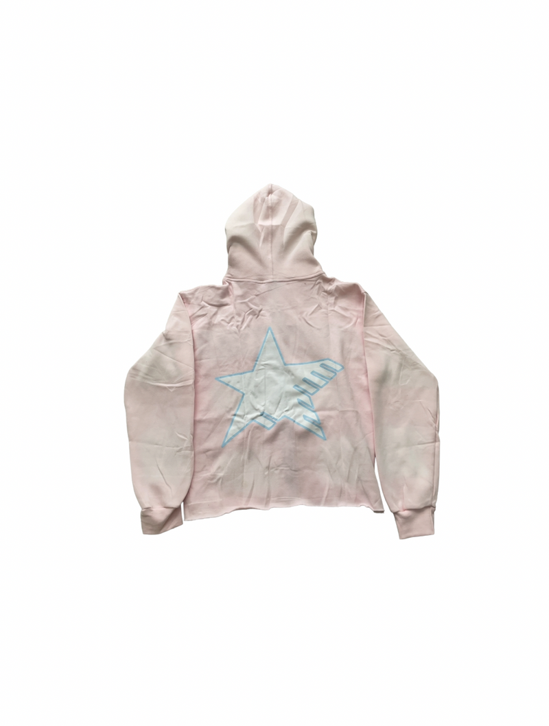Acentrix Pink Zip up hoodie