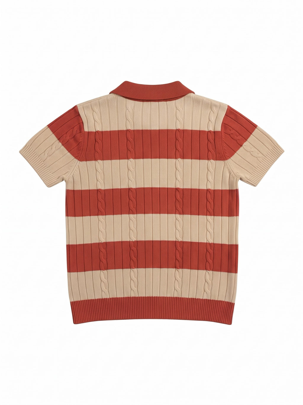 Rust Knit polo