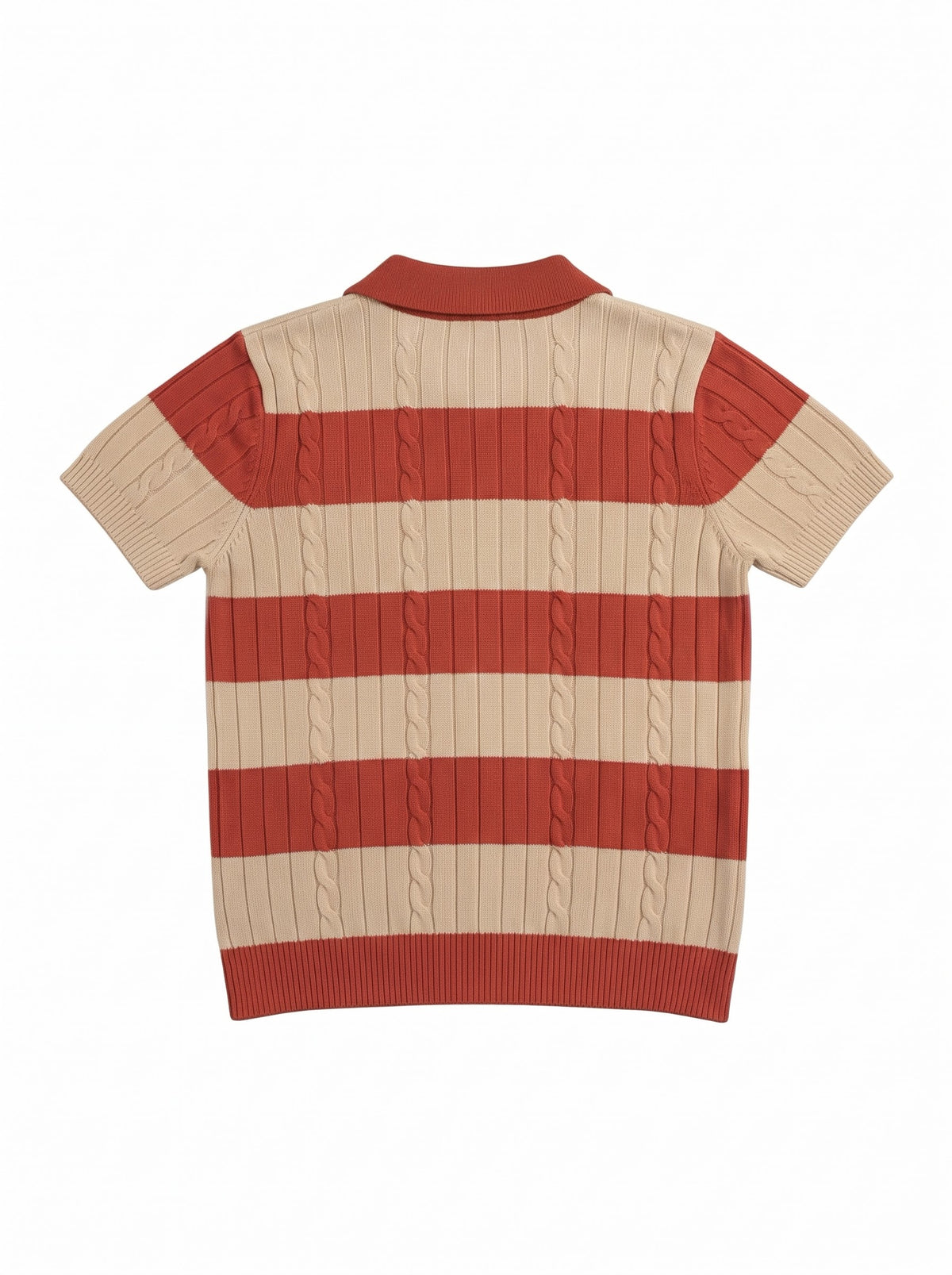 Rust Knit polo
