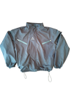 Reversible Black Windbreaker
