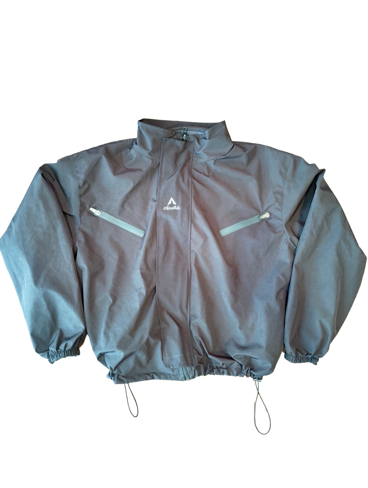Reversible Black Windbreaker