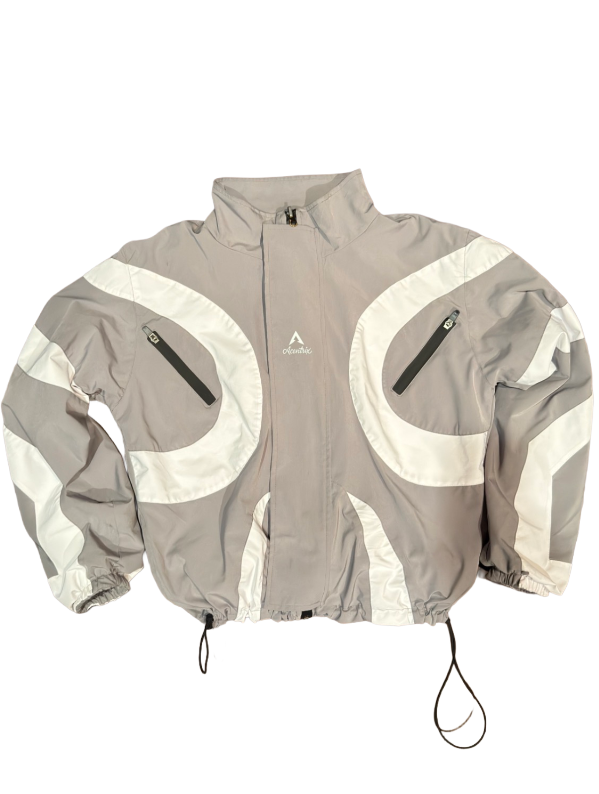 Reversible Grey Windbreaker