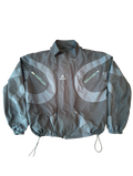 Reversible Black Windbreaker