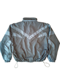 Reversible Black Windbreaker