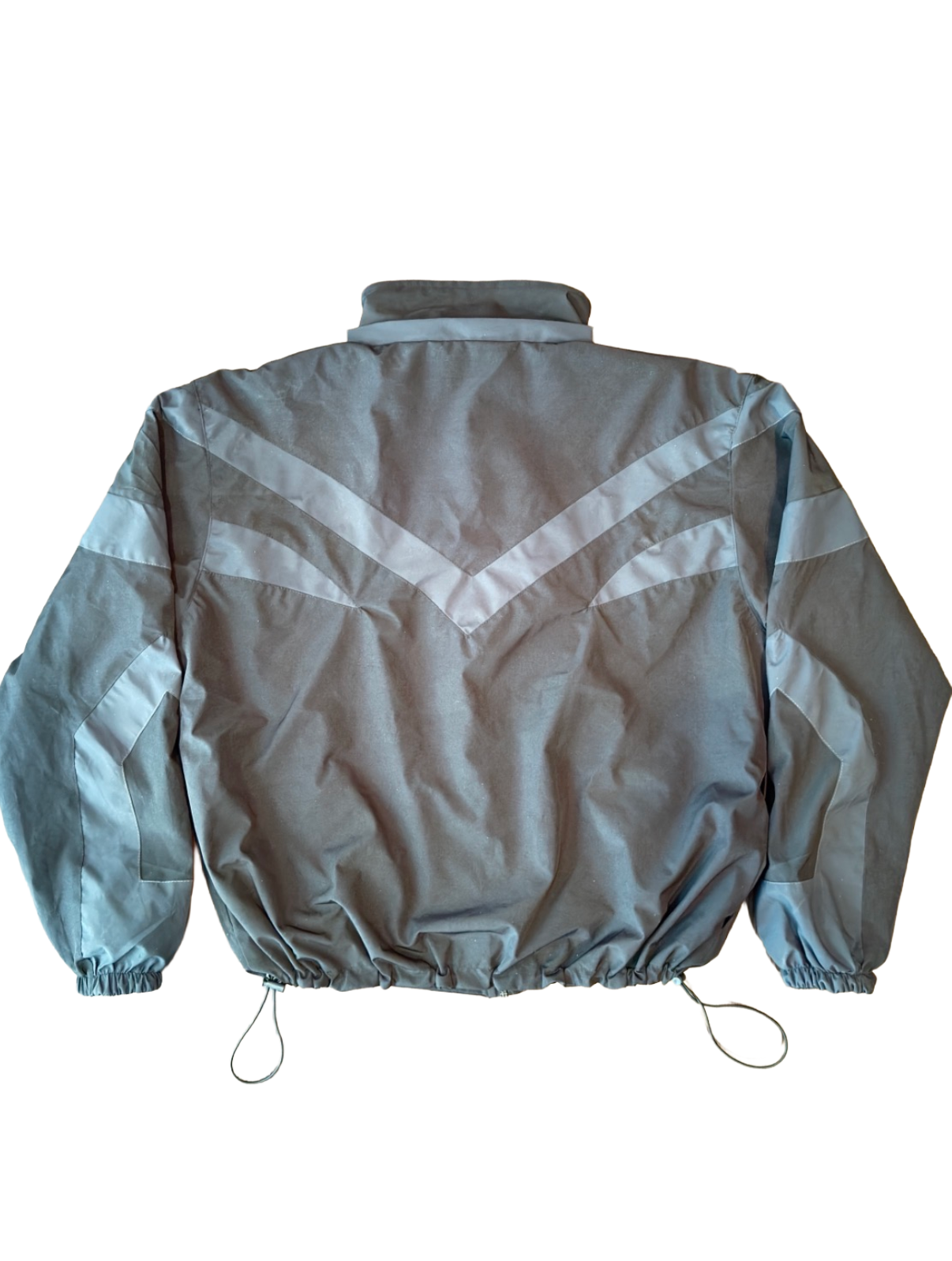 Reversible Black Windbreaker