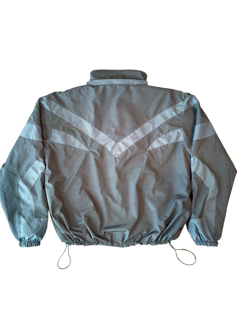 Reversible Black Windbreaker
