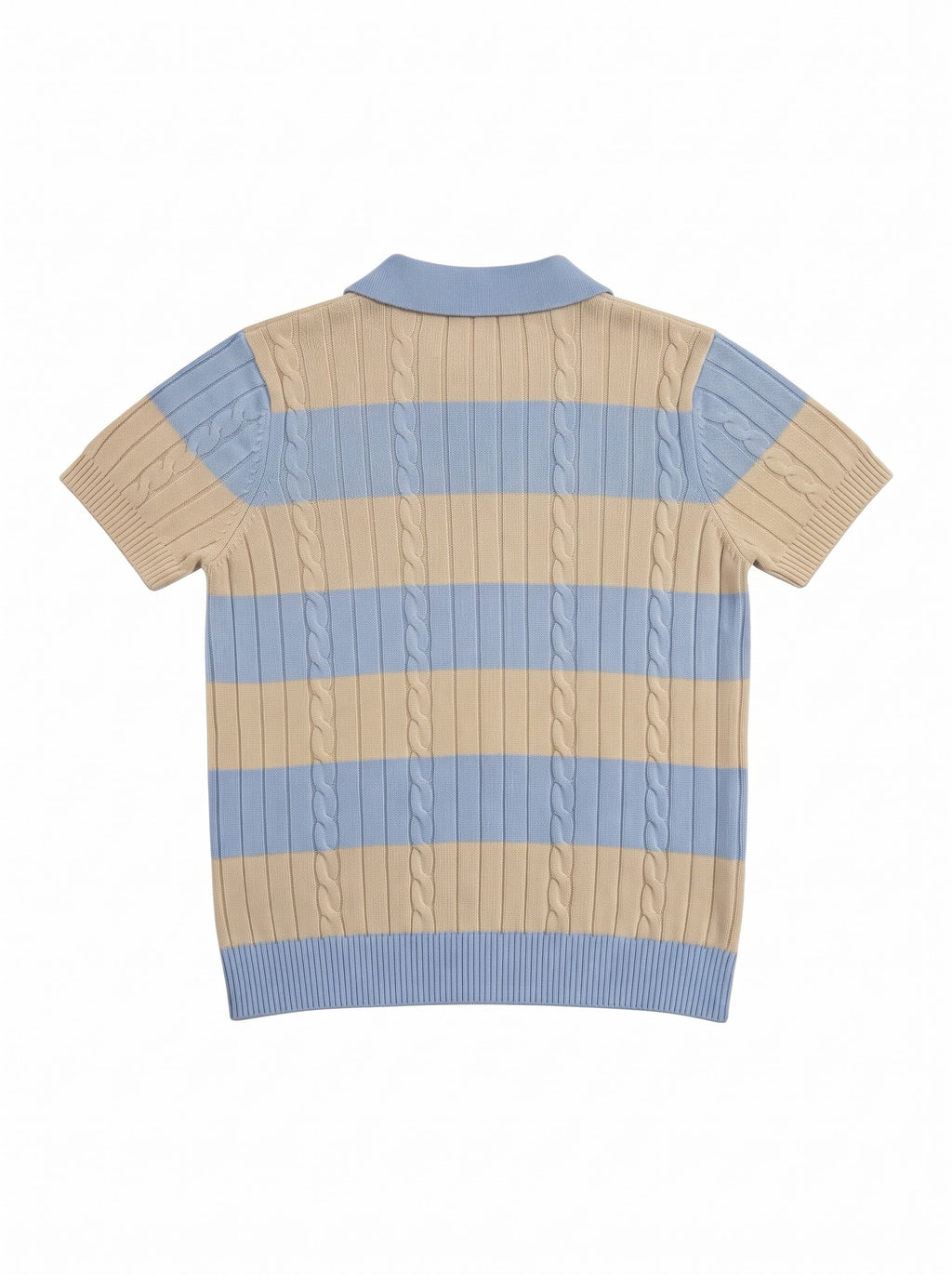 Baby Blue knit polo