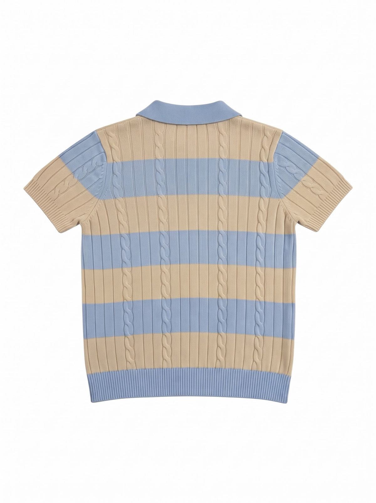 Baby Blue knit polo