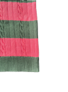 Rugby Pink and Green Knitted polo