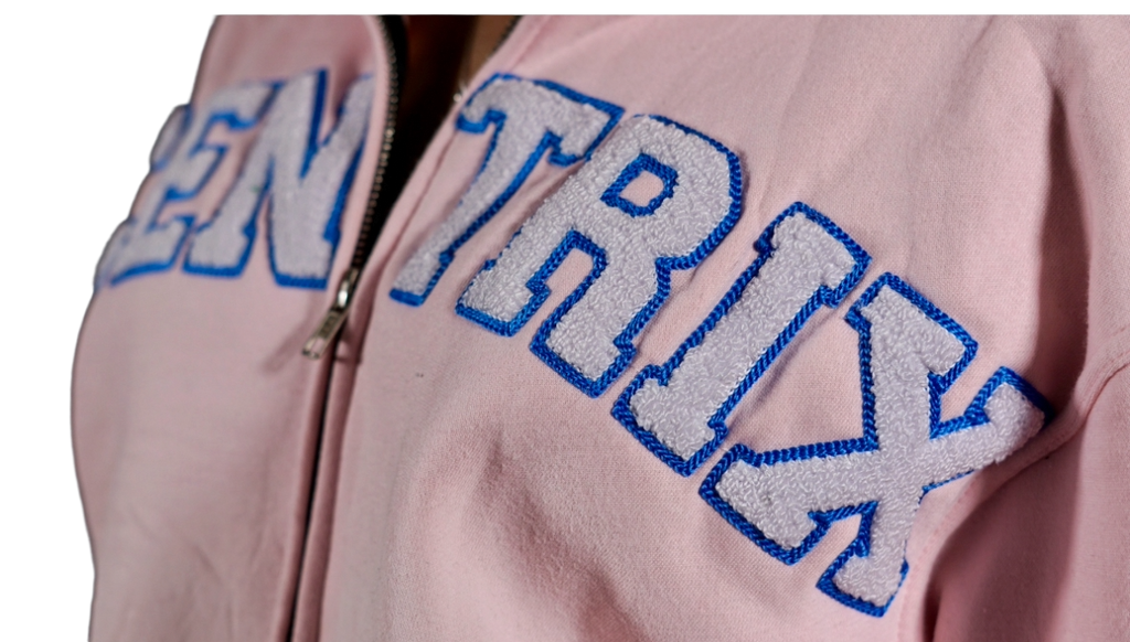 Acentrix Pink Zip up hoodie