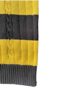 Rugby Black and Yellow Knitted polo