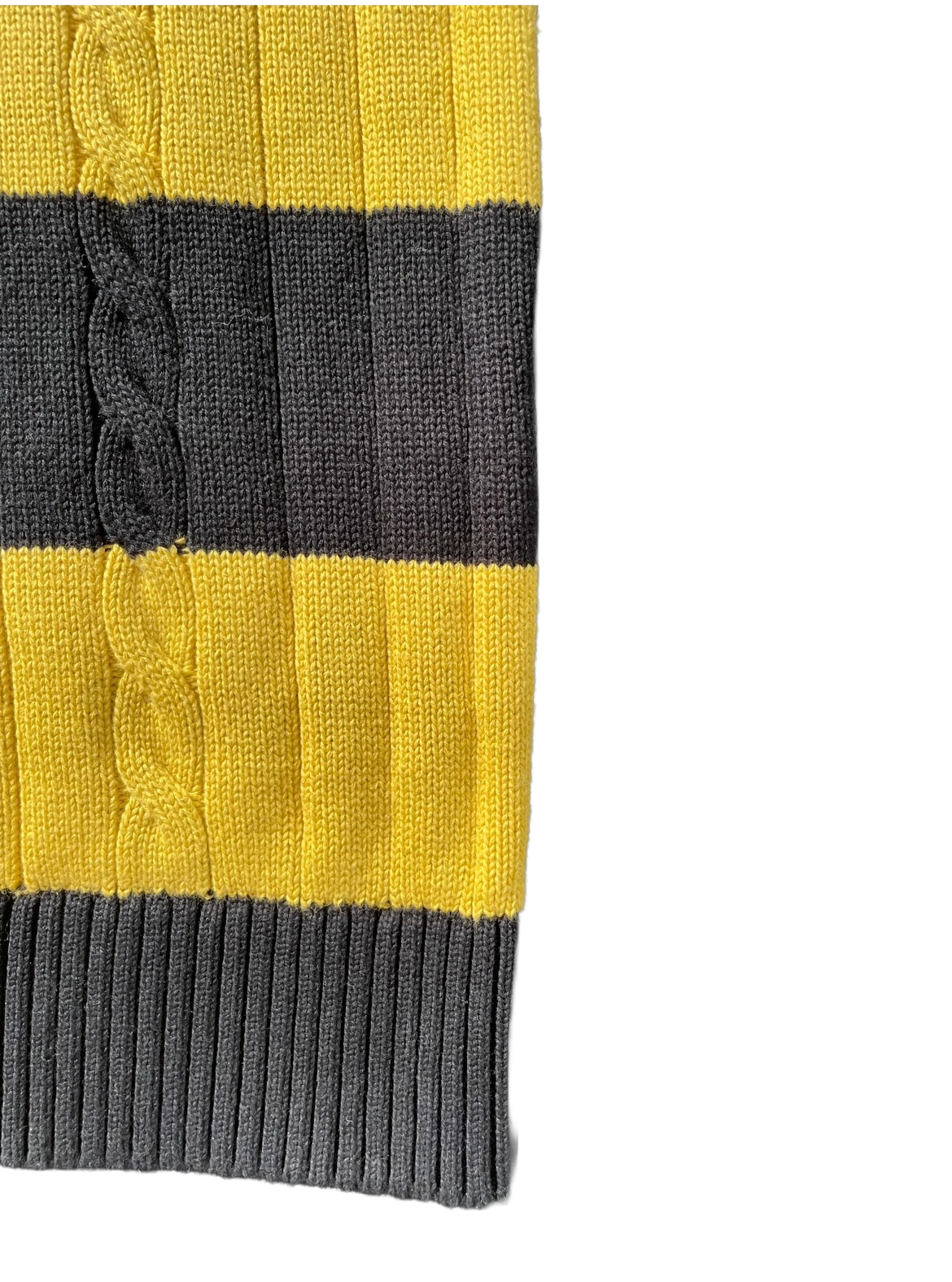 Rugby Black and Yellow Knitted polo