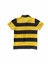 Rugby Black and Yellow Knitted polo