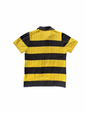 Rugby Black and Yellow Knitted polo