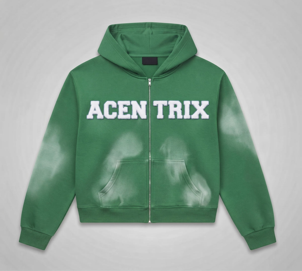 Acentrix Kelly Green zip up hoodie