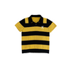 Rugby Black and Yellow Knitted polo