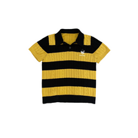 Rugby Black and Yellow Knitted polo