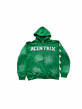 Acentrix Kelly Green zip up hoodie