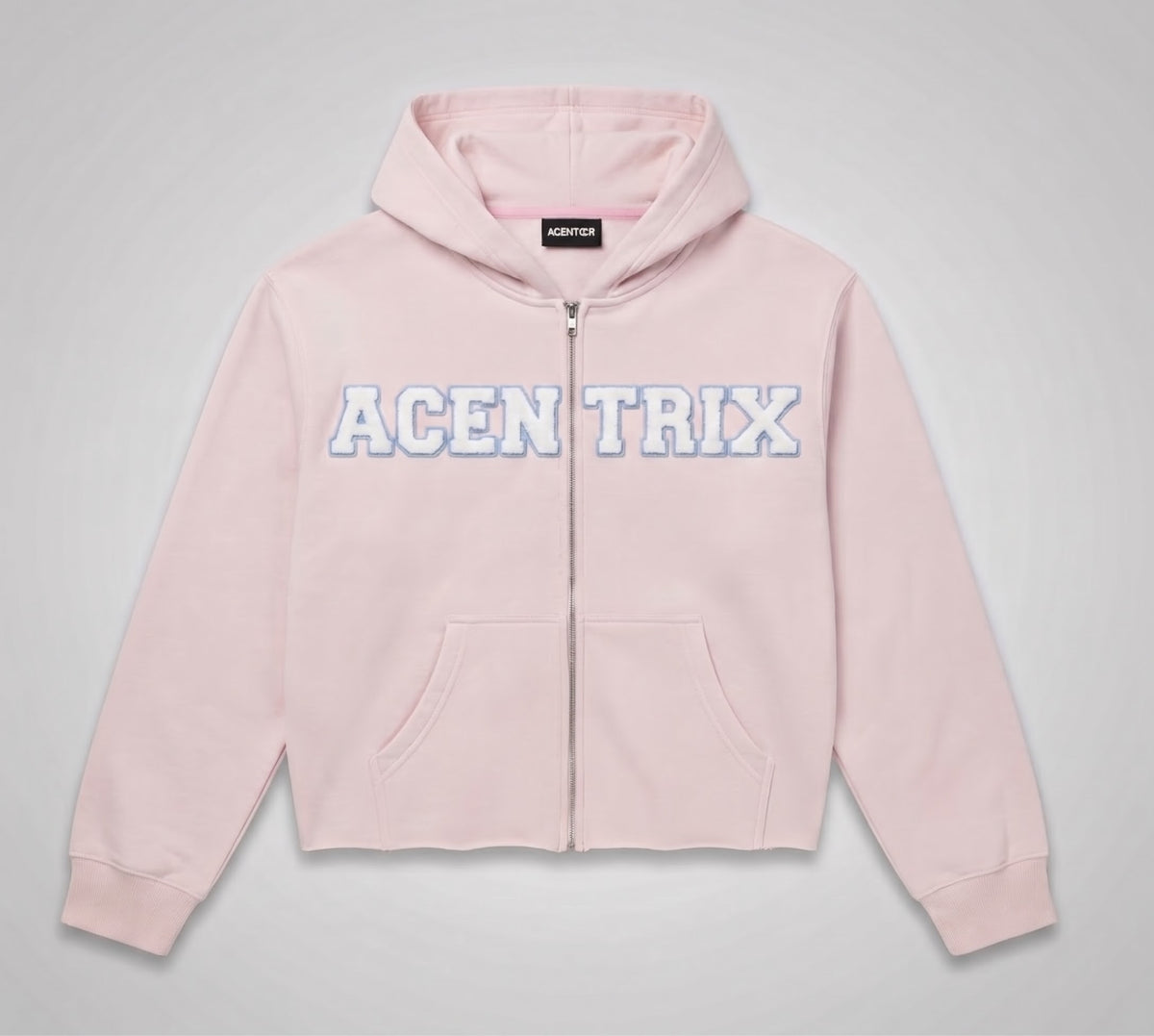 Acentrix Pink Zip up hoodie