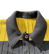 Rugby Black and Yellow Knitted polo