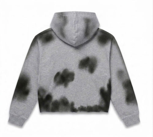 Acentrix Grey and black zip up hoodie